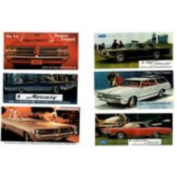 JL Innovative 274 - Auto Sign for Billboards 60's Series II (6) - HO Scale
